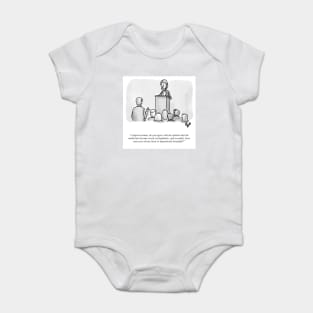 Classic Political Mainstream Media Cartoon Baby Bodysuit